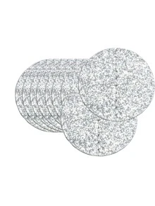 1pc String Circle Decoration - Silver - View 4