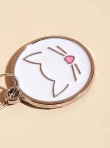 1入組貓樣式寵物身份牌