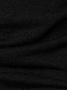 Manfinity Homme Men Letter Embroidered Polo Shirt - Black - View 5
