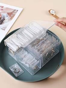 1 pieza transparente Joyero & 60 piezas Conjunto de bolso - transparente - Ver 2