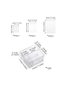 1 pieza transparente Joyero & 60 piezas Conjunto de bolso - transparente - Ver 3