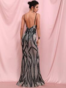 LOVE&LEMONADE Đầm Dây kéo Hình học Nhiều màu Hấp dẫn - Nhiều màu - Xem 2