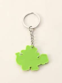 Cartoon Dinosaur Charm Keychain - Multicolor - View 2