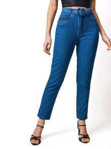 Women Jeans - Rửa trung bình - Xem 5