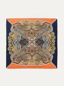 1 件佩斯利图案发带波西米亚风头带头巾头带吸汗带 - 彩色 - 查看 2