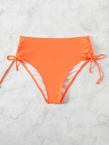 側抽繩泳衣下裝