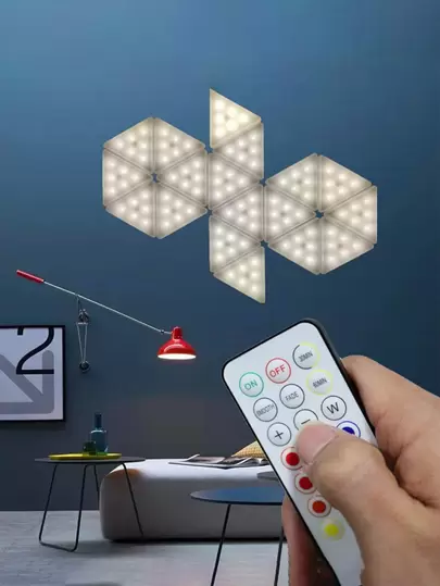 1入組三角形裝飾燈帶遙控