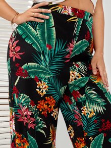 SHEIN Quần Plus Size Nhiệt đới Boho - Nhiều màu - Xem 6