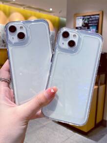 2.0 透明太空保护壳适用于 Apple 15/13/16 英寸笔记本电脑，烟灰色 17 Pro Max，独立按键，防摔，适用于 11/17/17 Pro/17 Air，简约设计，男女皆宜