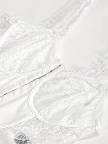 Áo hai dây Viên lá sen màu trơn Gợi cảm - trắng - Xem 4