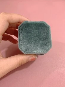 1pc Random Color Ring Box, Modern Plastic Square Ring Storage Holder For Home - Multicolor - View 8