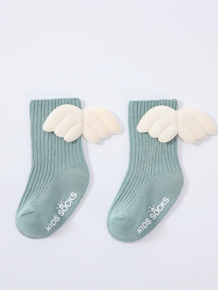 Vớ trang trí cánh trẻ em - màu xanh lá - Xem 1