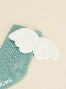 Vớ trang trí cánh trẻ em - màu xanh lá - Xem 4