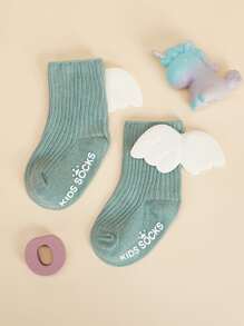 Vớ trang trí cánh trẻ em - màu xanh lá - Xem 5