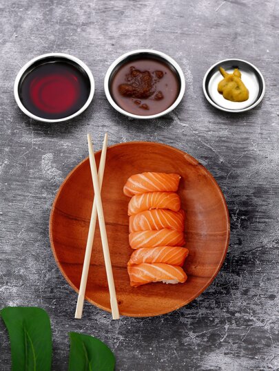 2 piezas Salsera de acero inoxidable