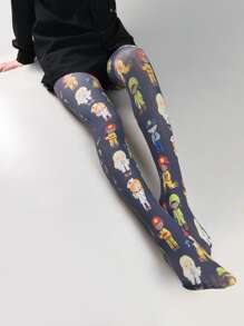 Quần bó hoa văn hoạt hình - Nhiều màu - Xem 2