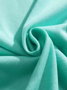 Manfinity Homme 男士字母图案 T 恤绿色 T 恤男士衬衫男士服装