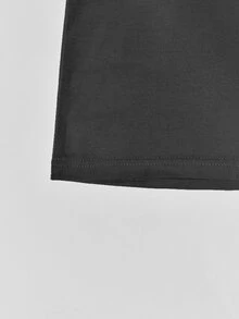 SHEIN Unity Letter Graphic Bodycon Dress - Dark Grey - View 4