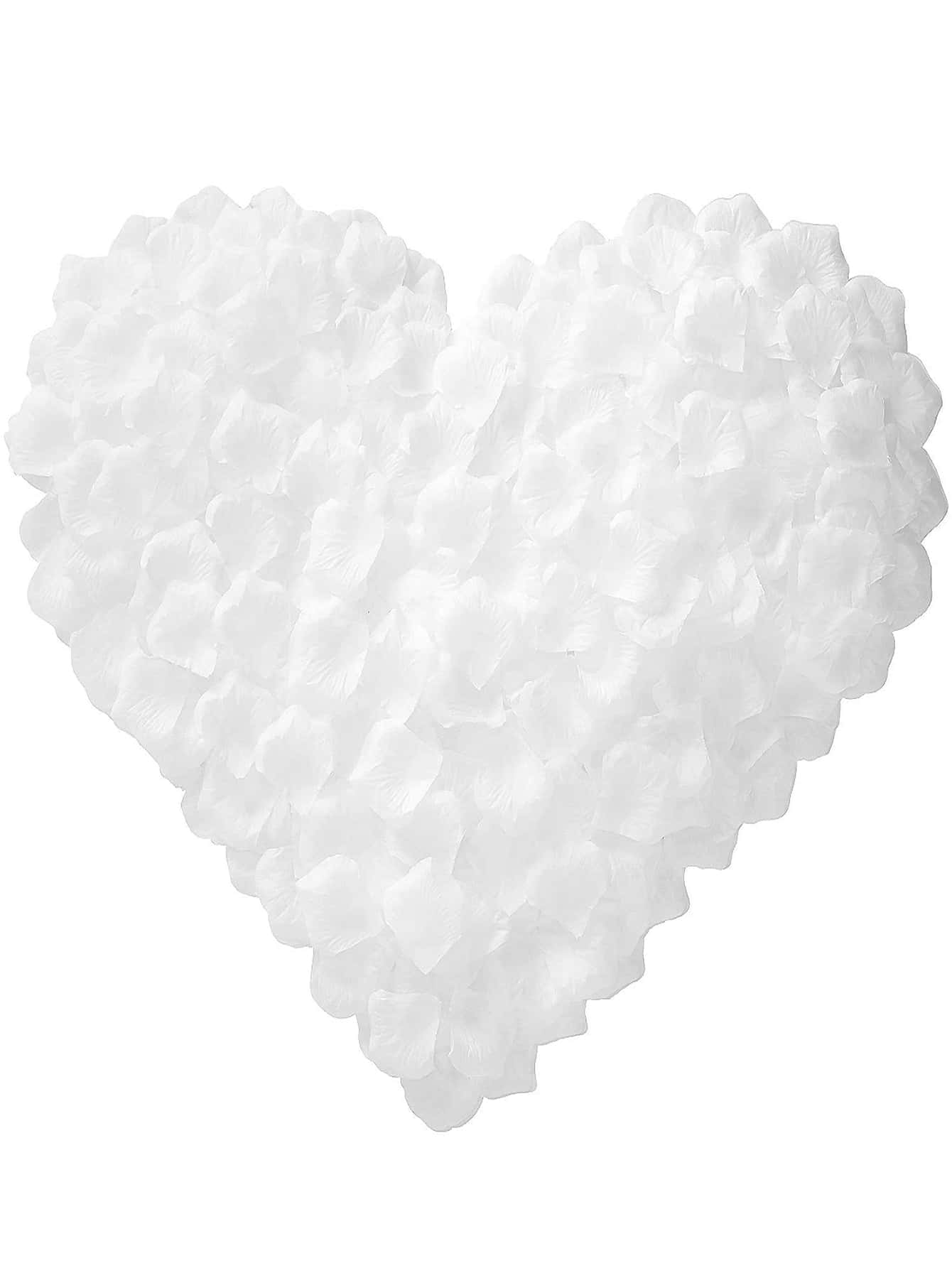 500 cánh hoa hồng nhân tạo - trắng - Xem 1