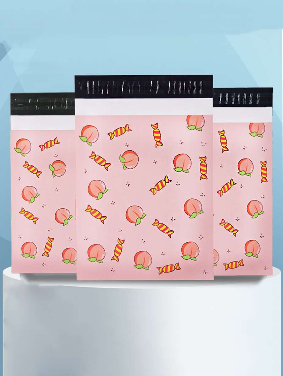 5 cái Túi niêm phong bong bóng in đào - Nhiều màu - Xem 1