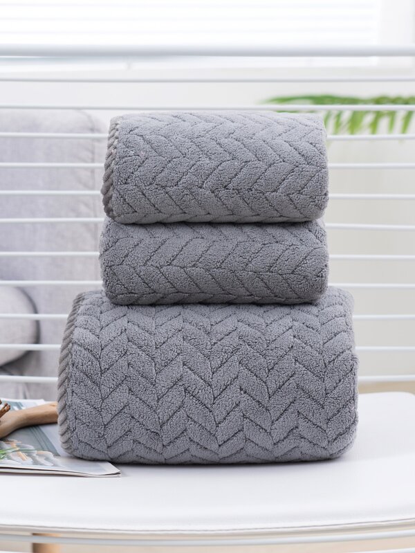 1pc Solid Color Towel Or Bath Towel Home Bathroom Decor Back To School For Beauty Salon Home Bathroom Shower Towels For Beauty Salon, Hotel Sports,Home Essentials, Towel, Skin Care Bath Towel Sheet