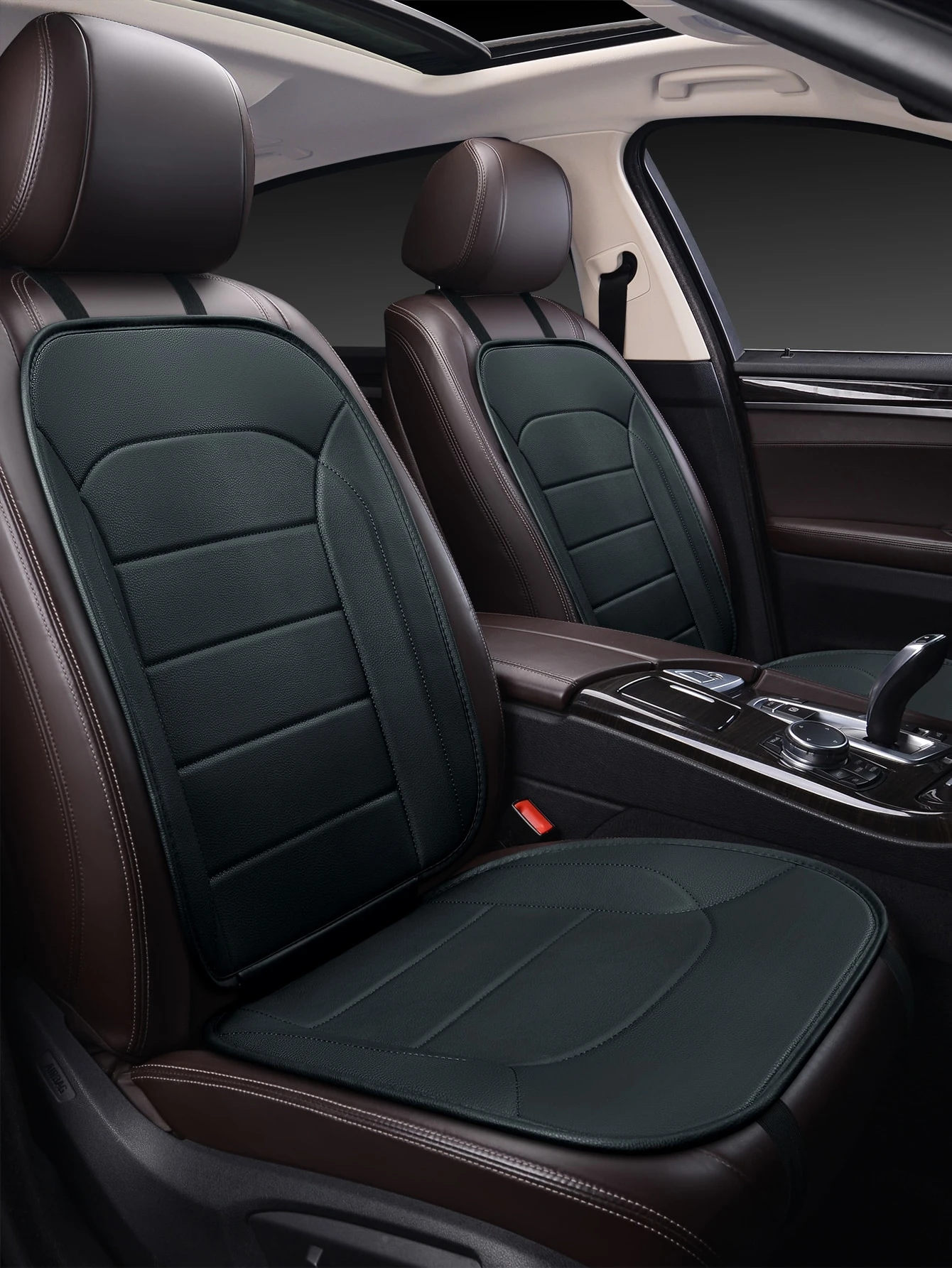 1pc وسادة المقعد الأمامي للسيارة تغطية المقعد المتكامل جميع المواسم التي تناسب معظم السيارات (18*40inch) | مقاس: حجم واحد