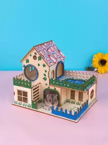 1pc Colorful Hamster House - Multicolor - View 2