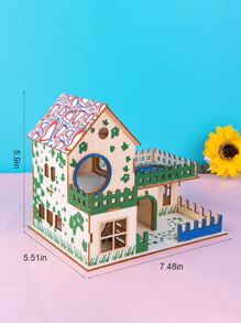 1pc Colorful Hamster House - Multicolor - View 5