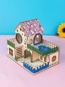 1pc Colorful Hamster House - Multicolor - View 6