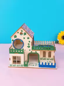 1pc Colorful Hamster House - Multicolor - View 7