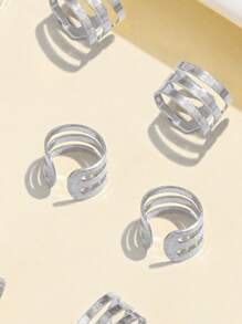 20入組極簡風格電話線髮圈