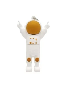1 pieza Memoria USB astronauta en forma de - Blanco - Ver 1