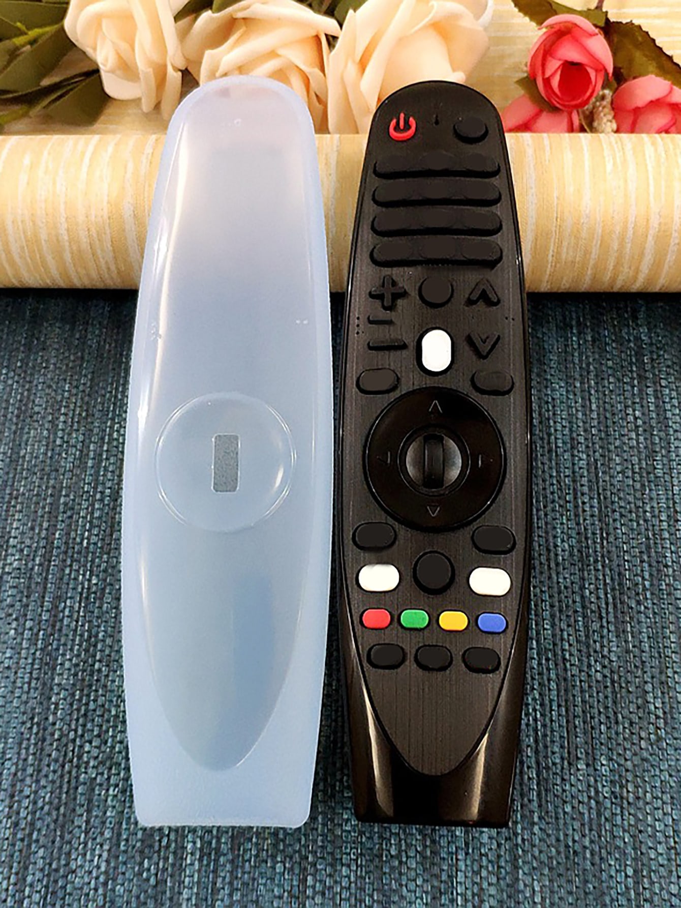 1pc Plain Remote Control Cover
