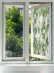 1入組葉子圖案隱私貼 - 彩色 - 查看 2