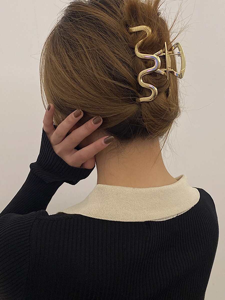 Garra de pelo minimalista - Dorado - Ver 1