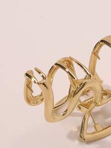 Garra de pelo minimalista - Dorado - Ver 3