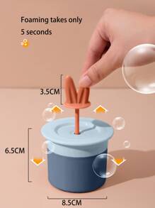 1pc Facial Cleanser Foam Maker - Multicolor - View 3