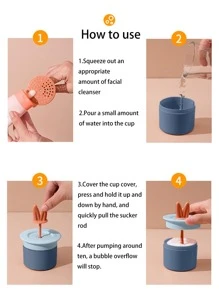 1pc Facial Cleanser Foam Maker - Multicolor - View 4