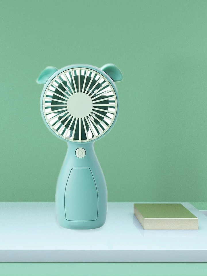1pc Ear Detail Handheld Electric Fan | SHEIN UK