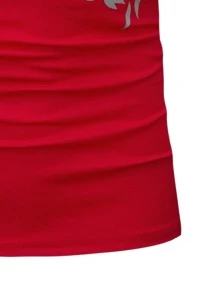 Manfinity LEGND Men Lion Print Tee - Red - View 3