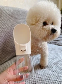 1pc 300ml Pet Water Bottle - White - View 1