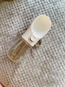 1pc 300ml Pet Water Bottle - White - View 3