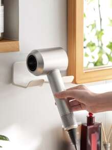 1pc Plain Hair Dryer Holder - White - View 3