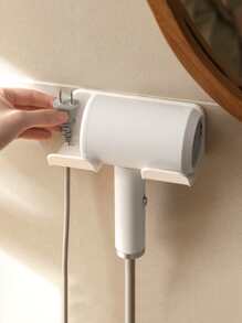 1pc Plain Hair Dryer Holder - White - View 5