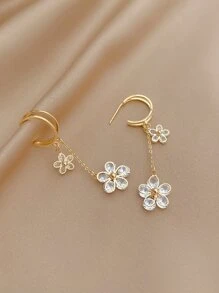 Andkiss Thả hoa tai Khối Zirconia  Hoa - Nhiều màu - Xem 2