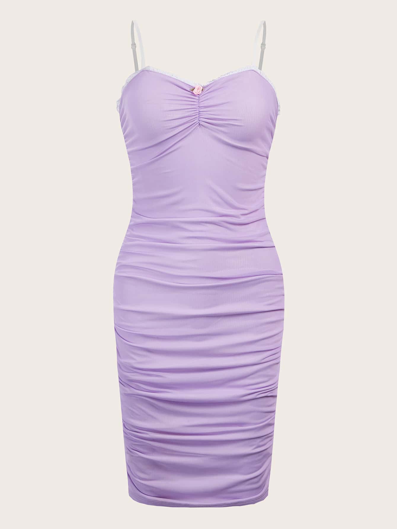 Our Ruched Cami Dress is such a vibe - ROMWE