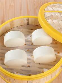 100入組烤箱紙/烘焙用羊皮紙，適用於空氣炸鍋和蒸籠空氣炸鍋紙，可一次性使用，防油防水，適用於烘焙餅乾、空氣炸鍋、燒烤和蒸籠等廚房用途 - 白色 - 查看 5