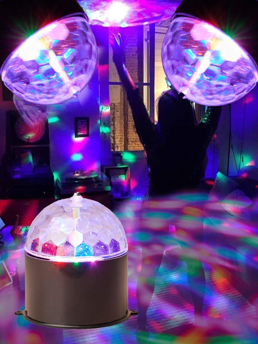 1入組LED迪斯可燈 - 彩色 - 查看 1