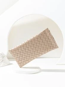 Estuche De Gafas Con Diseño Trenzado - Caqui - Ver 2