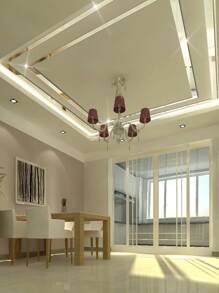 10 miếng dán tường gương Acrylic quà tặng trang trí Rama tốt nhất - Bạc - Xem 6